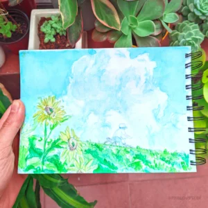 Uno de mis dibujos: un estudio en acuarelas de la pelicula Mi Vecino Totoro por el dibujante pablovester